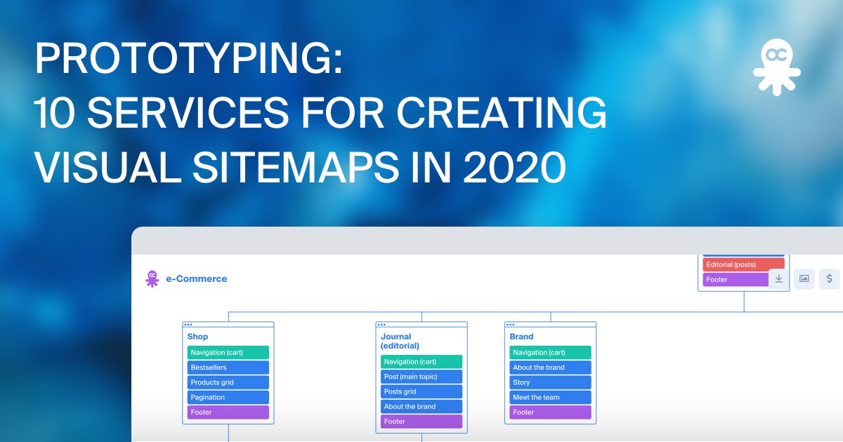 Octopus. do • 10 services for creating visual sitemaps in 2020