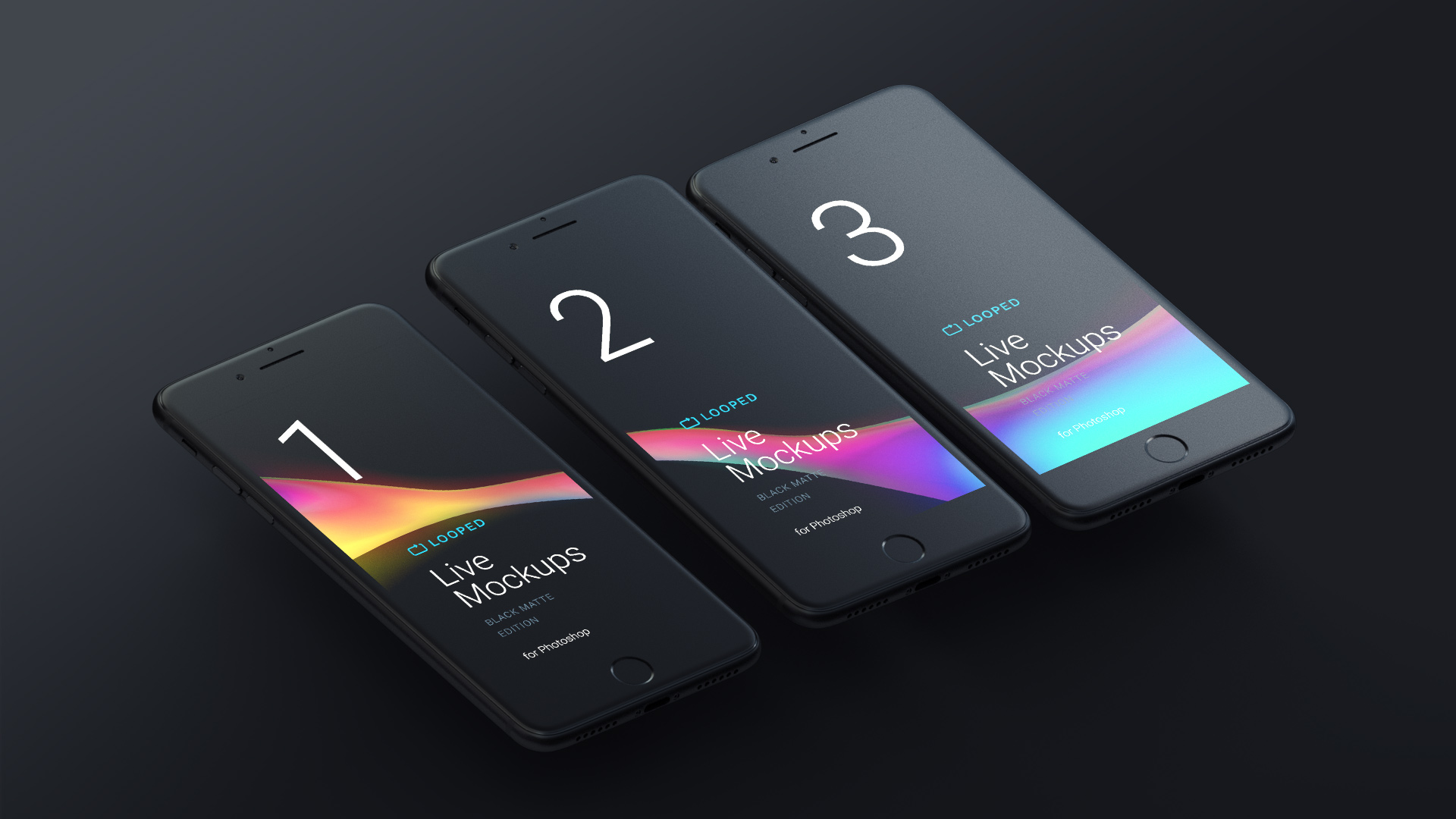 Free Black Matte Apple Devices Mockups for Personal and Commercial 