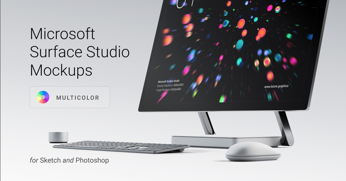 mockup l Studio Kit Mockups Microsoft  Surface  Presentation