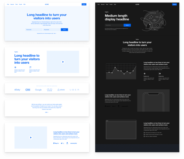 Platforma Wireframe Kit